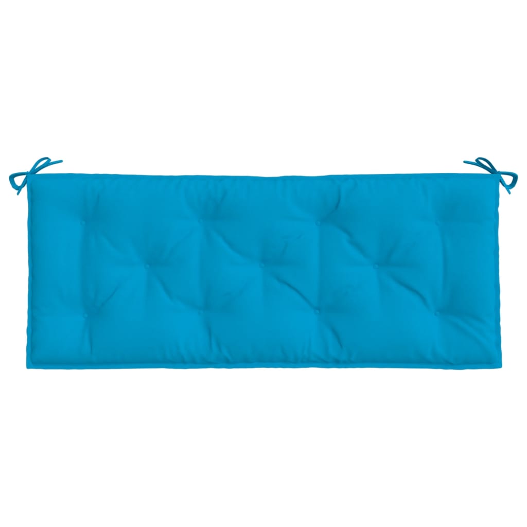 Almofadão p/ banco jardim 120x50x7 cm tecido oxford azul-claro