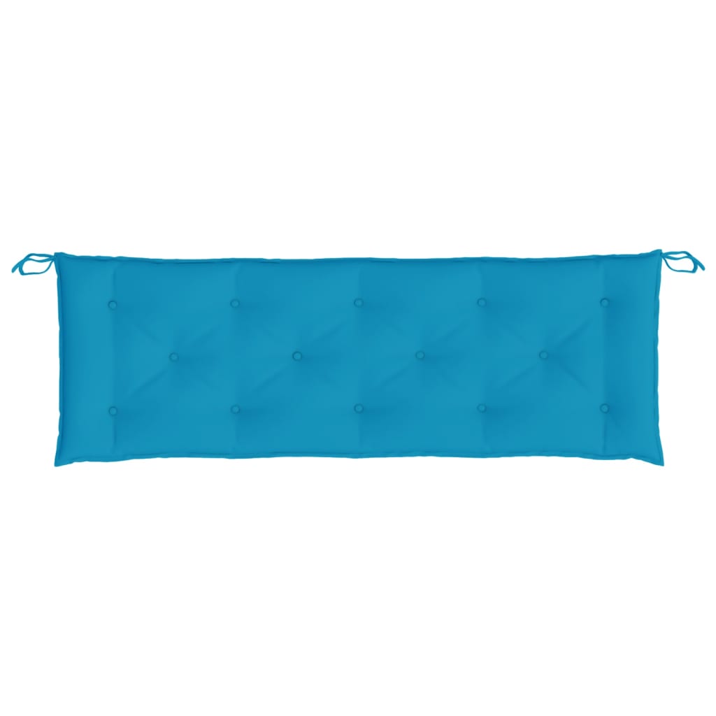 Almofadões banco jardim 2 pcs tecido oxford azul-claro