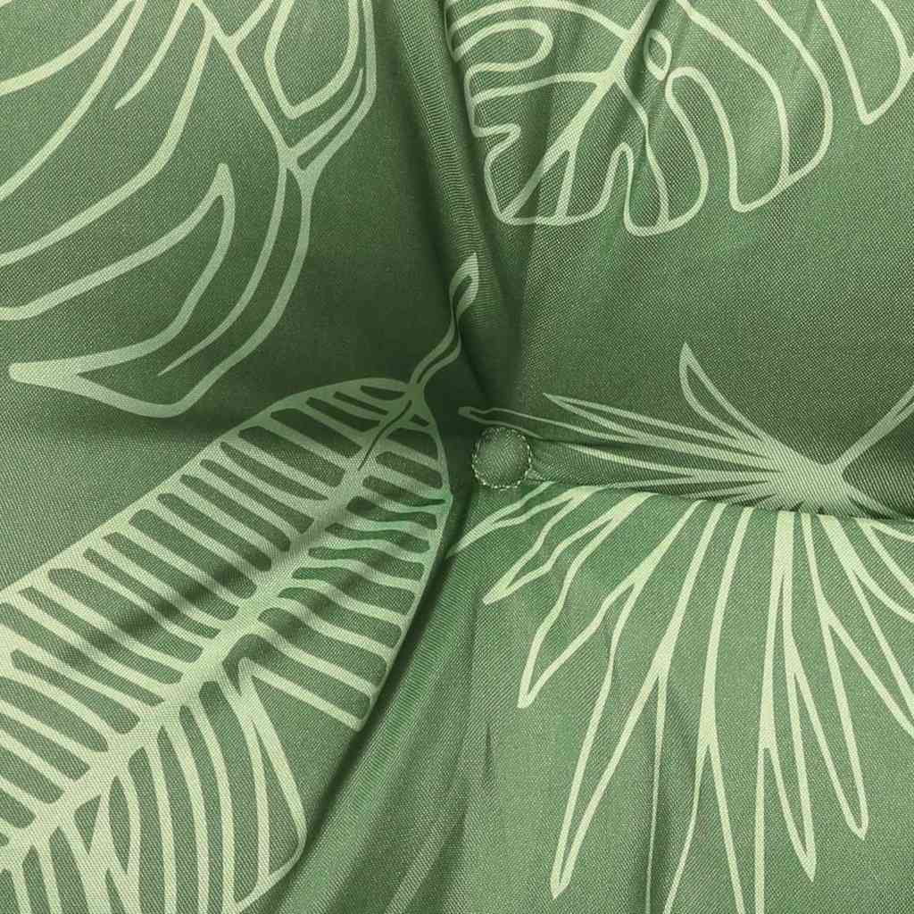 Almofadões p/ bancos de jardim 2pcs tecido oxford padrão folhas