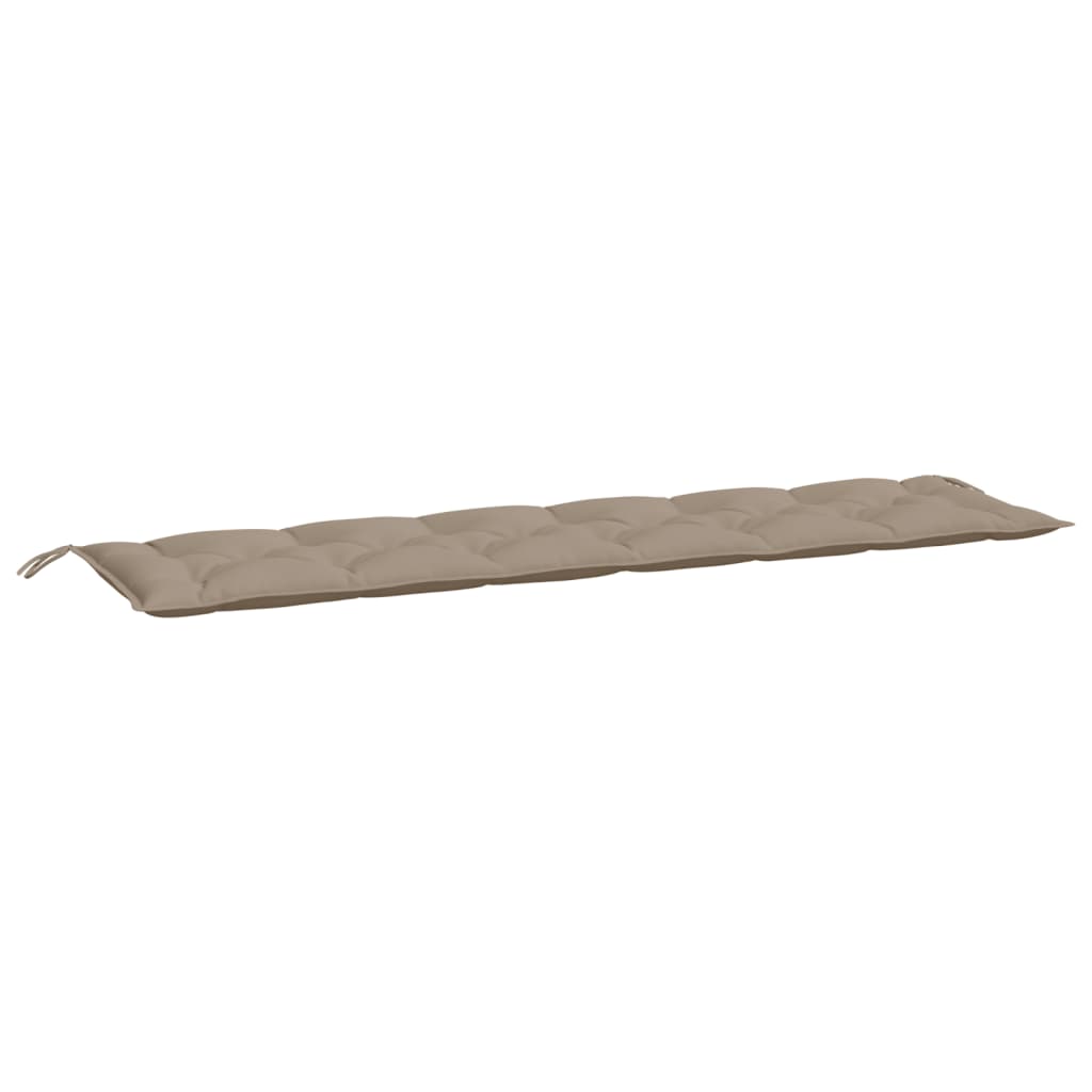 Almofadões banco jardim 2 pcs tecido oxford cinza-acastanhado