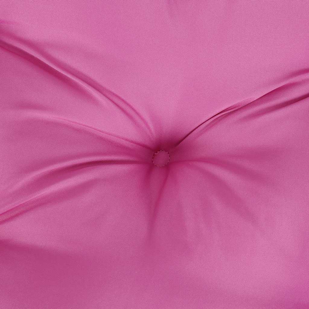 Almofadões p/ banco de jardim 2 pcs 200x50x7 cm tecido rosa