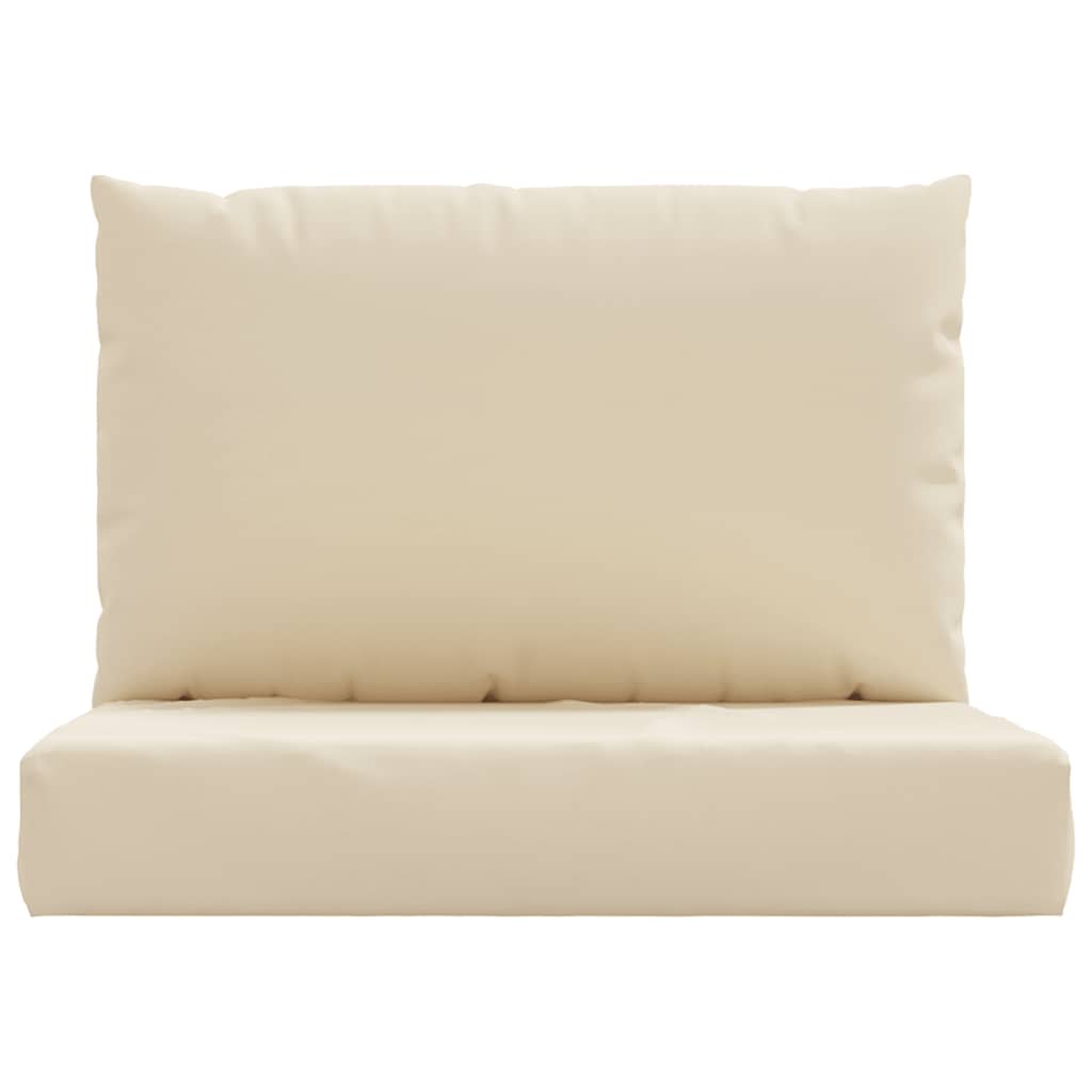 Almofadões para paletes 2 pcs tecido oxford bege