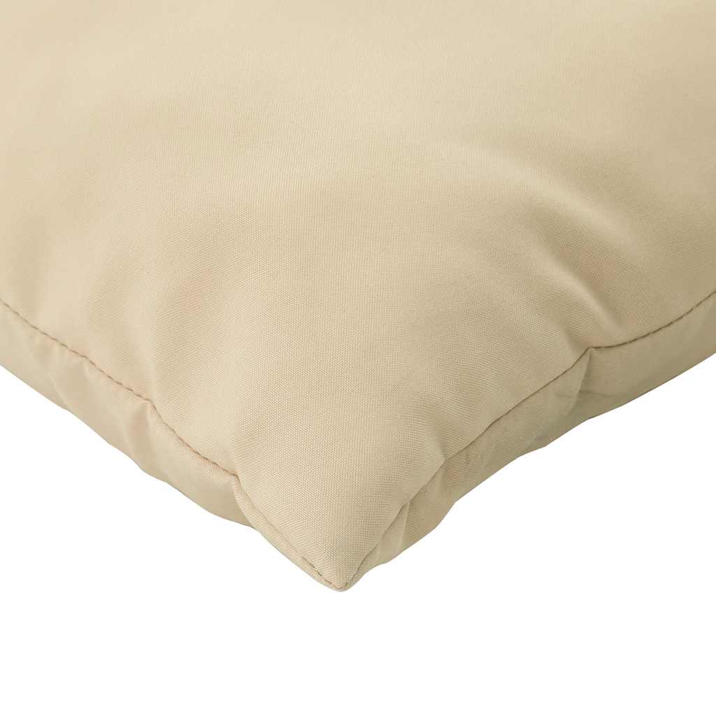 Almofadões para paletes 2 pcs tecido oxford bege