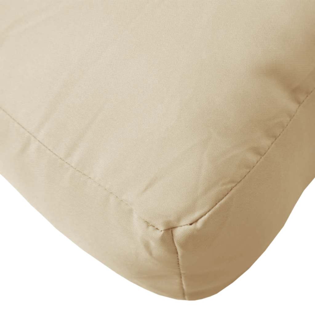 Almofadões para paletes 2 pcs tecido oxford bege