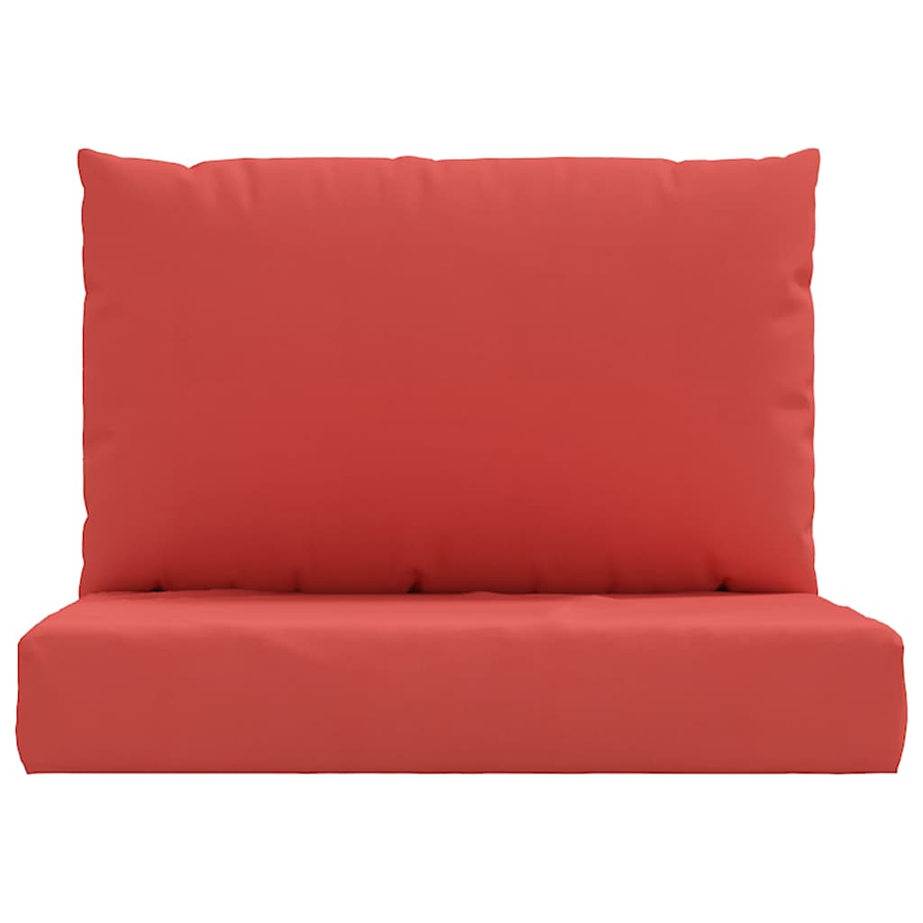 Almofadões p/ móveis de paletes 2 pcs tecido oxford vermelho