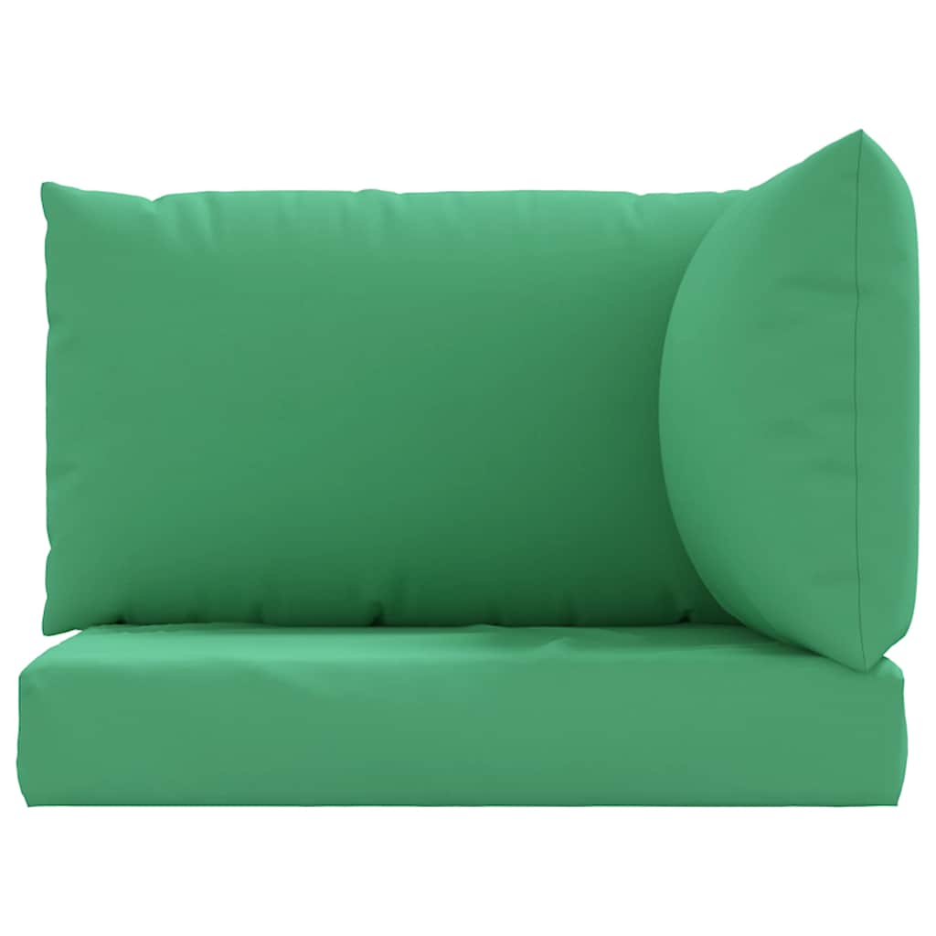 Almofadões p/ móveis de paletes 3 pcs tecido oxford verde