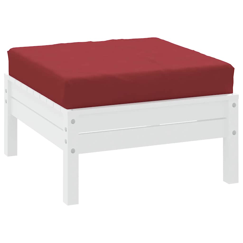 Almofadão p/ móveis de paletes 60x60x9,5 cm oxford vermelho-tinto