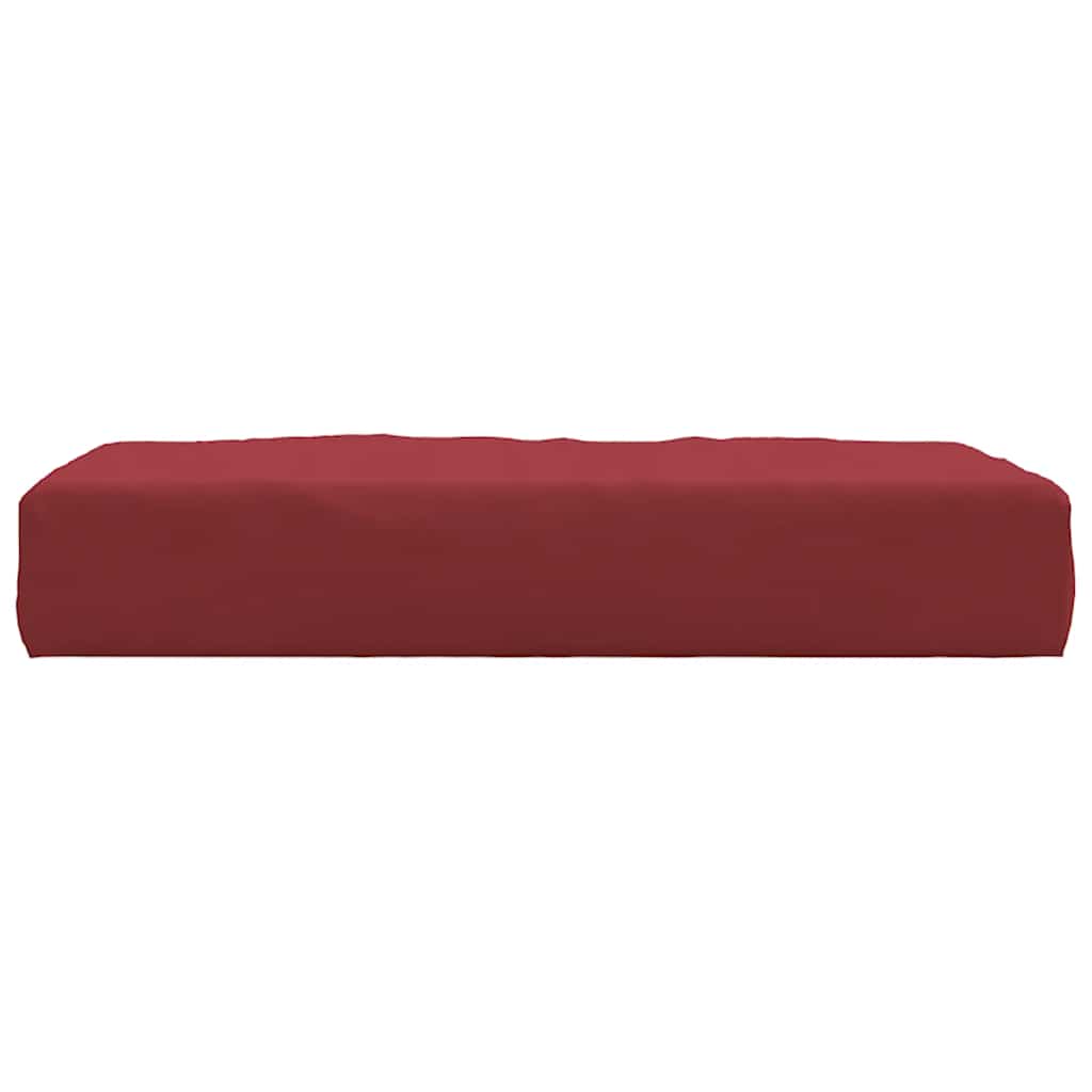 Almofadão p/ móveis de paletes 60x60x9,5 cm oxford vermelho-tinto