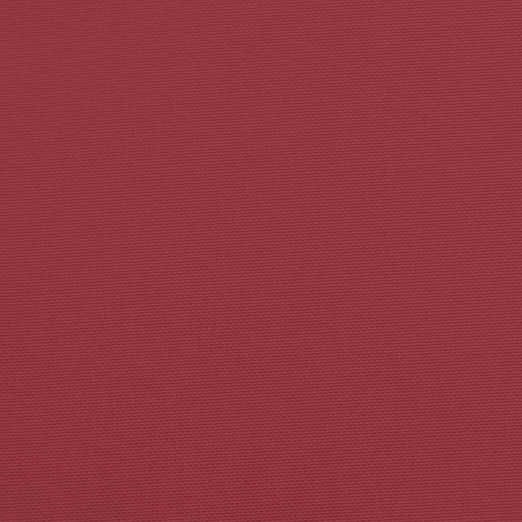 Almofadão p/ móveis de paletes 60x60x9,5 cm oxford vermelho-tinto