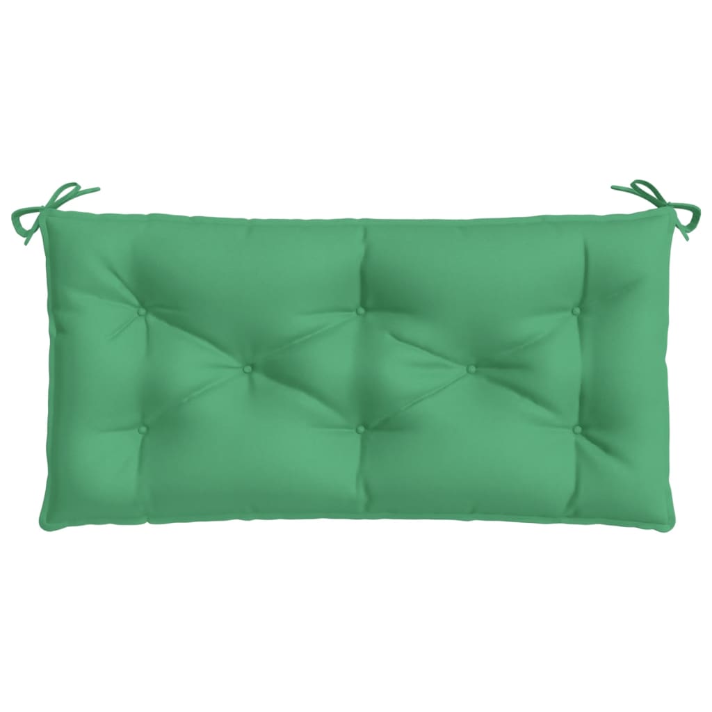 Almofadão p/ banco de jardim 110x50x7cm tecido oxford verde
