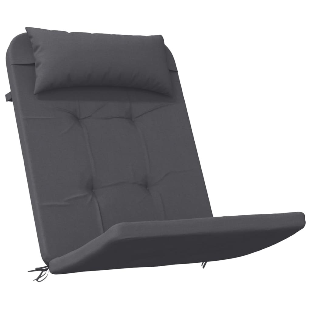 Almofadões p/ cadeira adirondack 2 pcs tecido oxford antracite