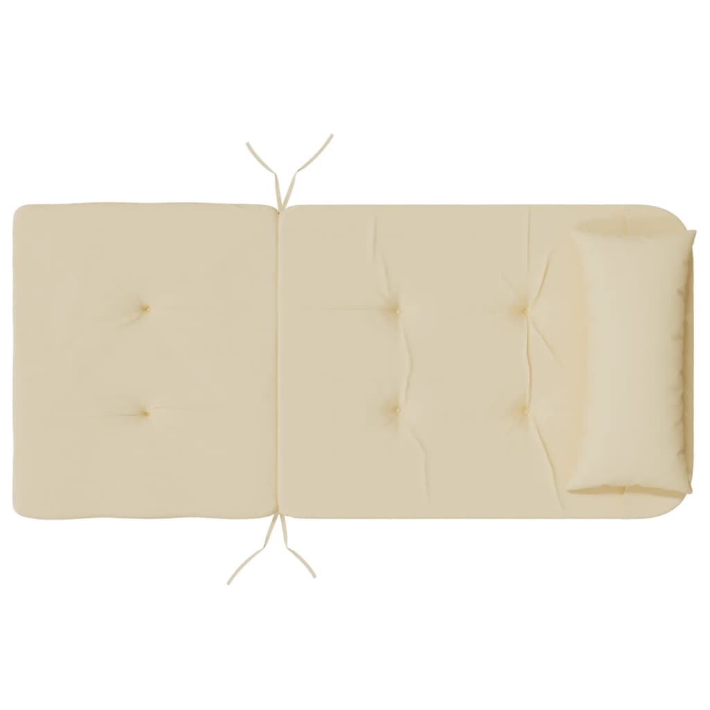 Almofadões p/ cadeira adirondack 2 pcs tecido oxford bege