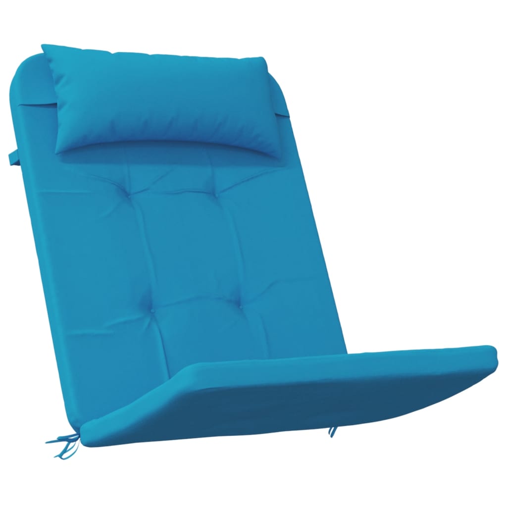 Almofadões p/ cadeira adirondack 2 pcs tecido oxford azul-claro