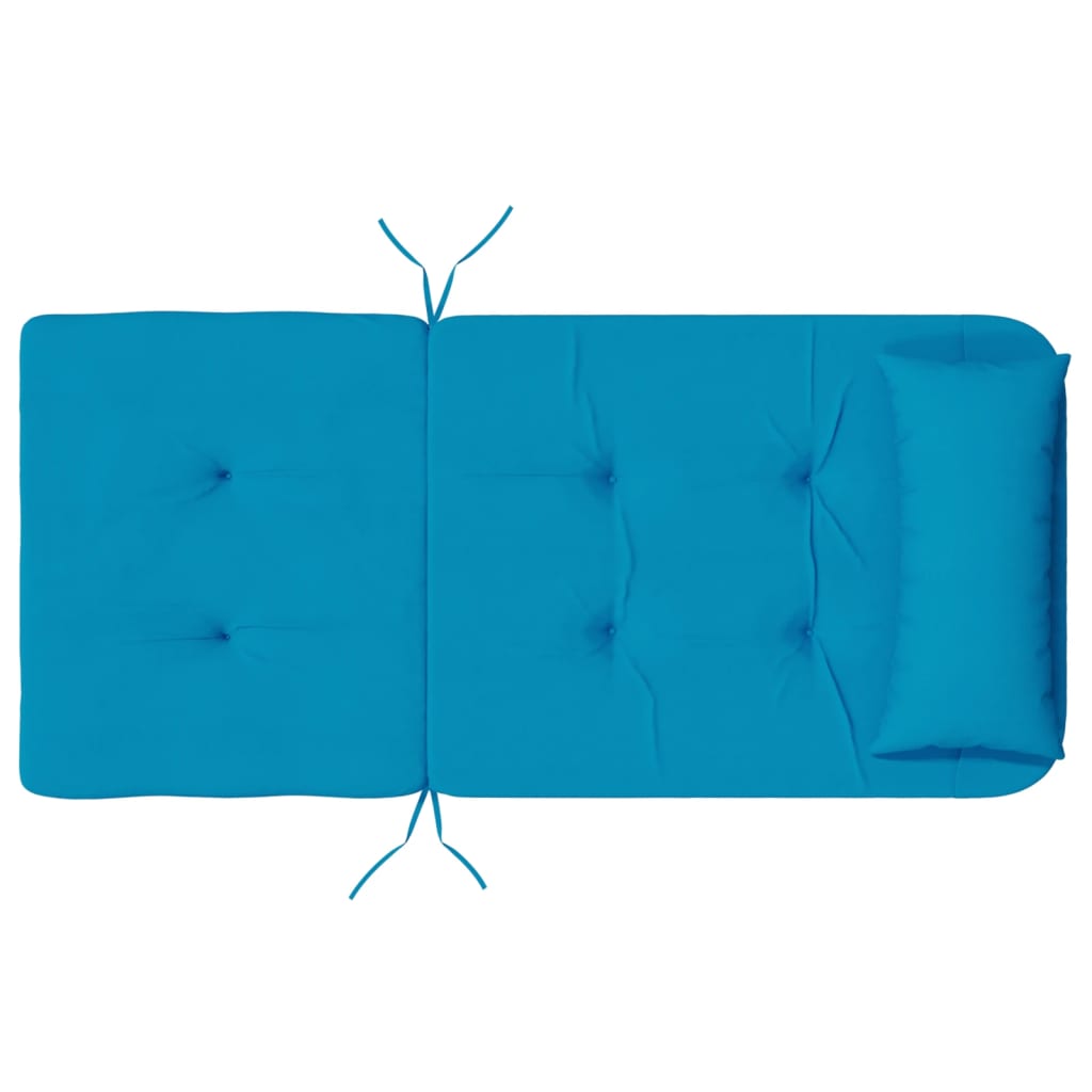 Almofadões p/ cadeira adirondack 2 pcs tecido oxford azul-claro