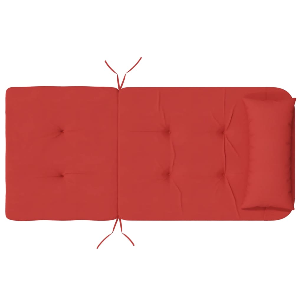 Almofadões p/ cadeira adirondack 2 pcs tecido oxford vermelho