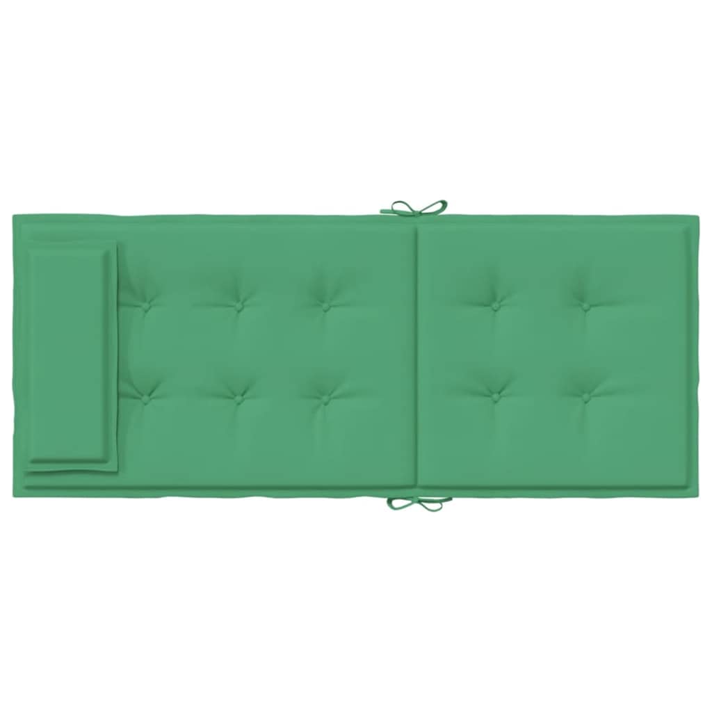 Almofadões p/ cadeira encosto alto 6 pcs tecido oxford verde