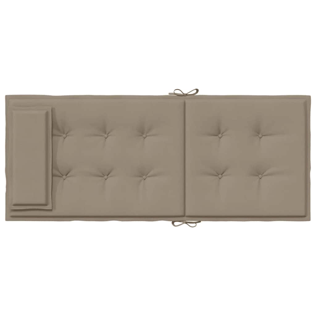 Almofadões cadeira encosto alto 2pcs oxford cinza-acastanhado