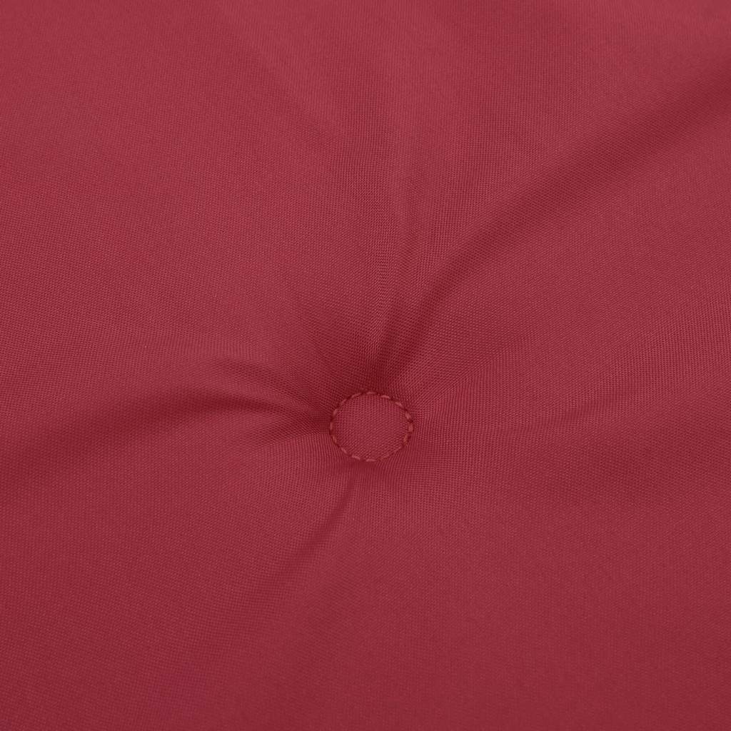 Almofadões p/ cadeira encosto alto 2 pcs oxford vermelho tinto