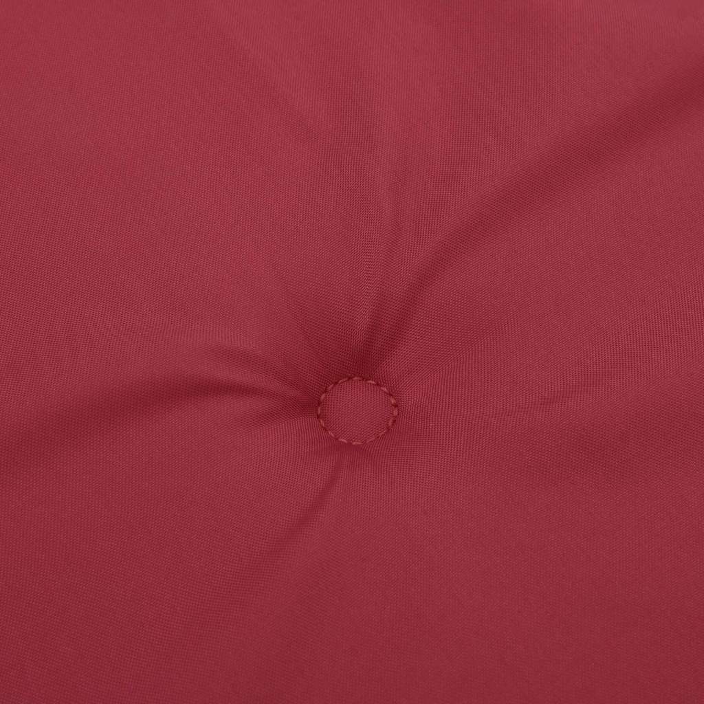 Almofadões p/ cadeira encosto alto 4 pcs oxford vermelho tinto