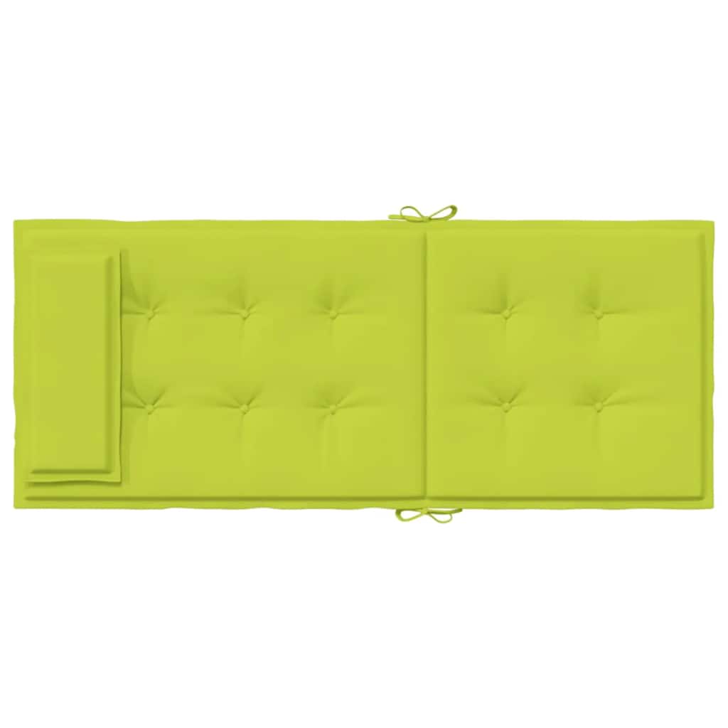 Almofadões p/ cadeira encosto alto 2 pcs oxford verde brilhante