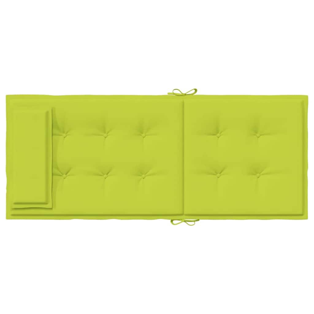 Almofadões p/ cadeira encosto alto 4 pcs oxford verde brilhante