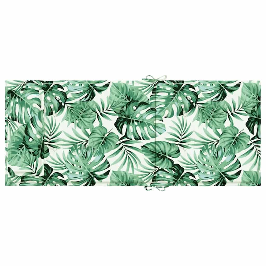 Almofadões p/ cadeira encosto alto 2 pcs tecido oxford folhas