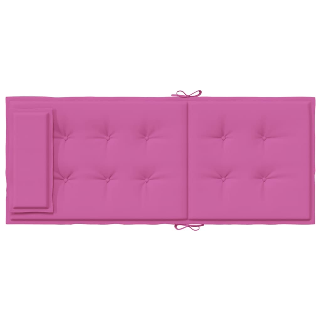 Almofadões p/ cadeira encosto alto 6 pcs tecido oxford rosa