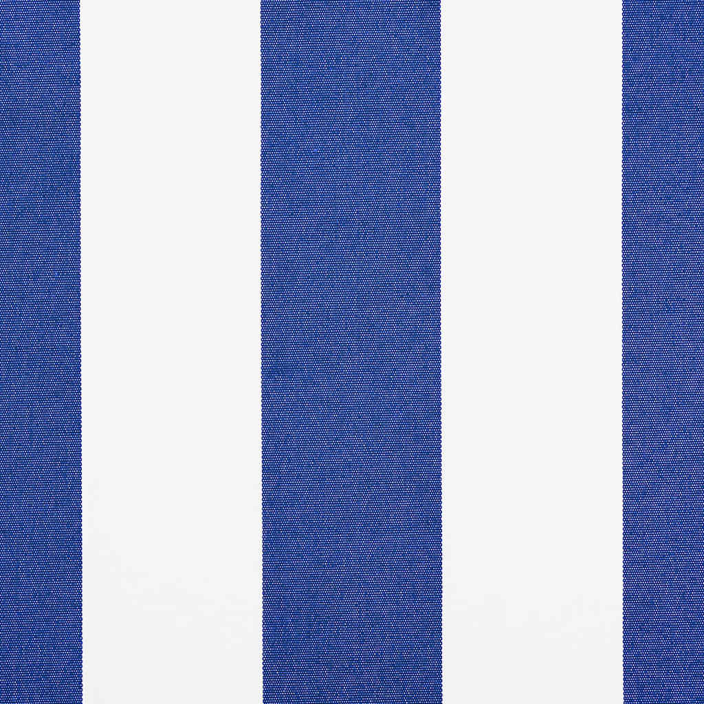 Toldo retrátil 4x3 m tecido e alumínio azul e branco