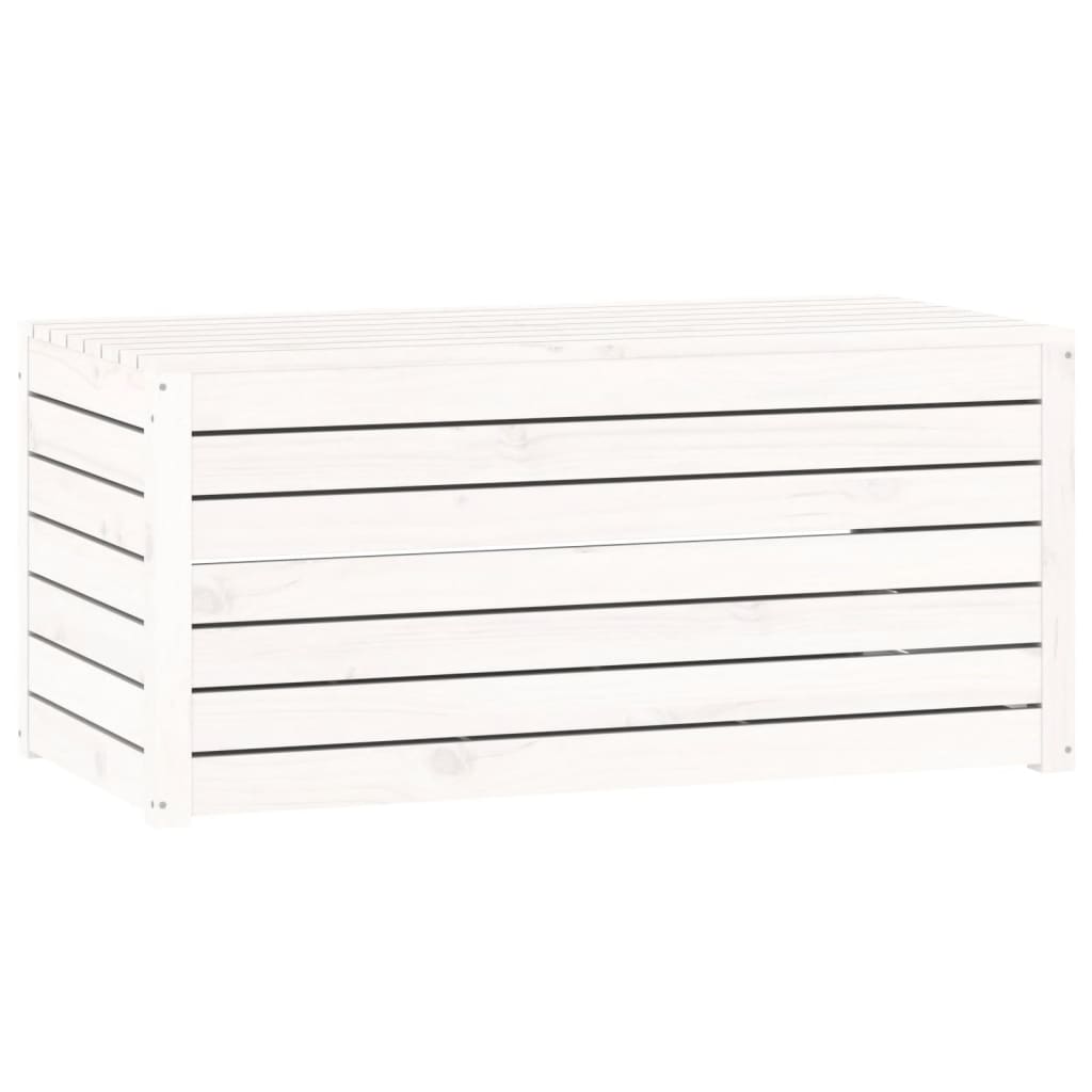 4 pcs conjunto de caixas de jardim pinho maciço branco