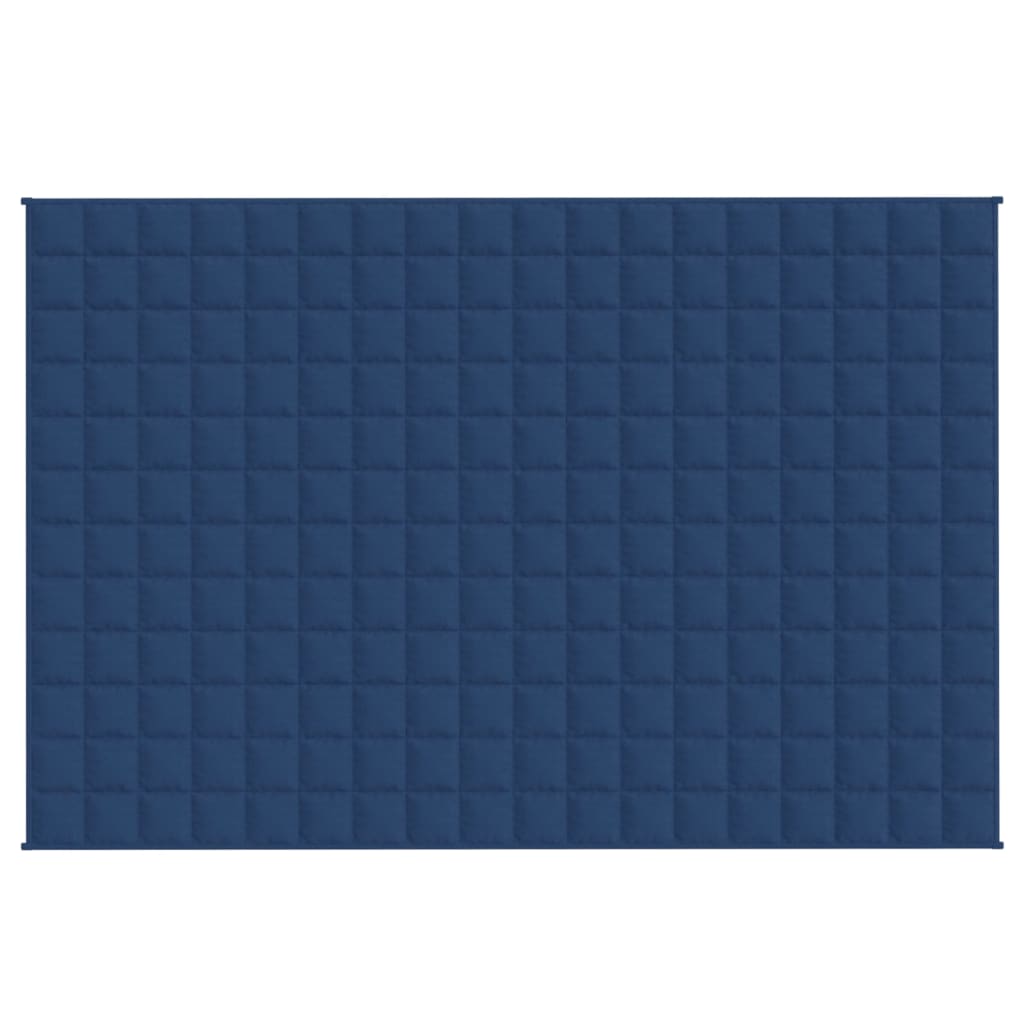 Manta pesada 9 kg 122x183 cm tecido azul
