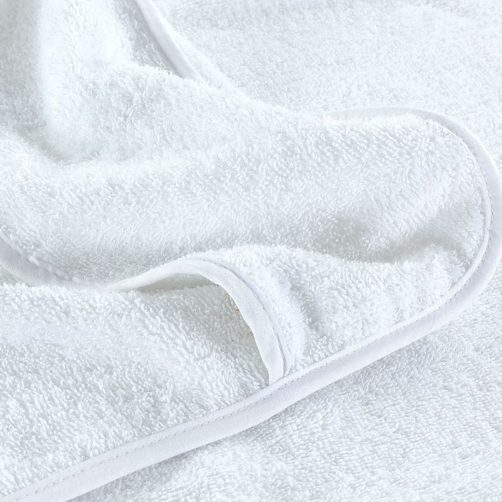 Toalhas de praia 2 pcs 60x135 cm tecido 400 GSM branco