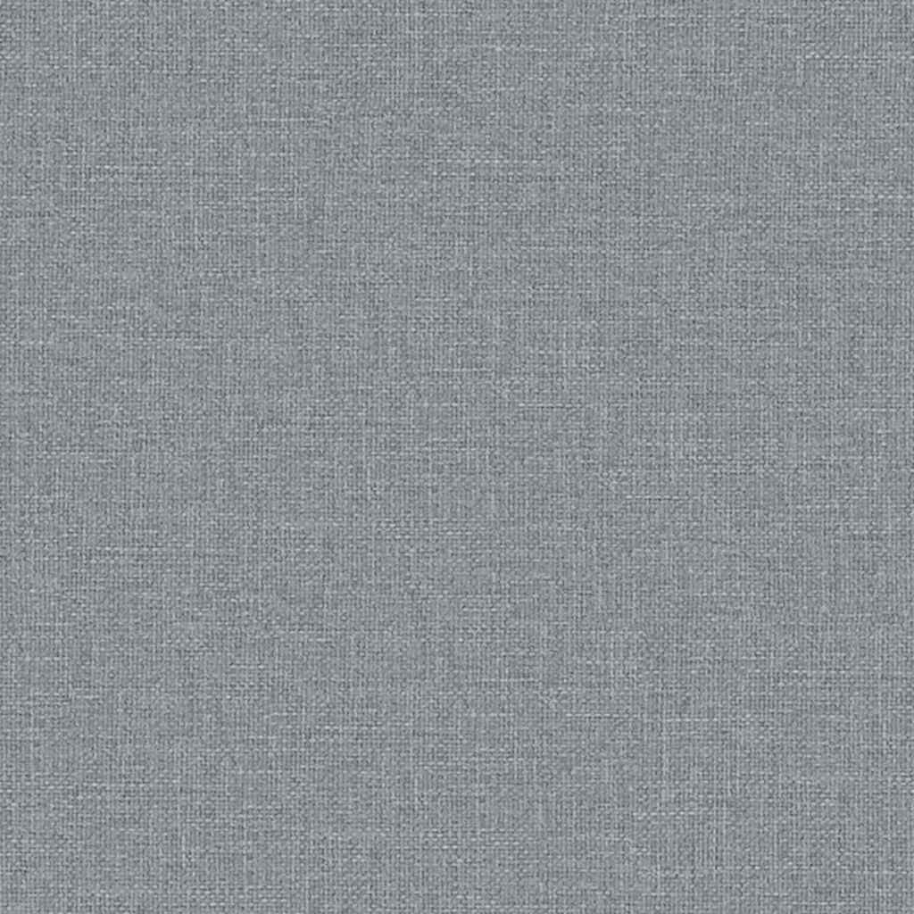 Sofá-cama tecido cinzento-claro