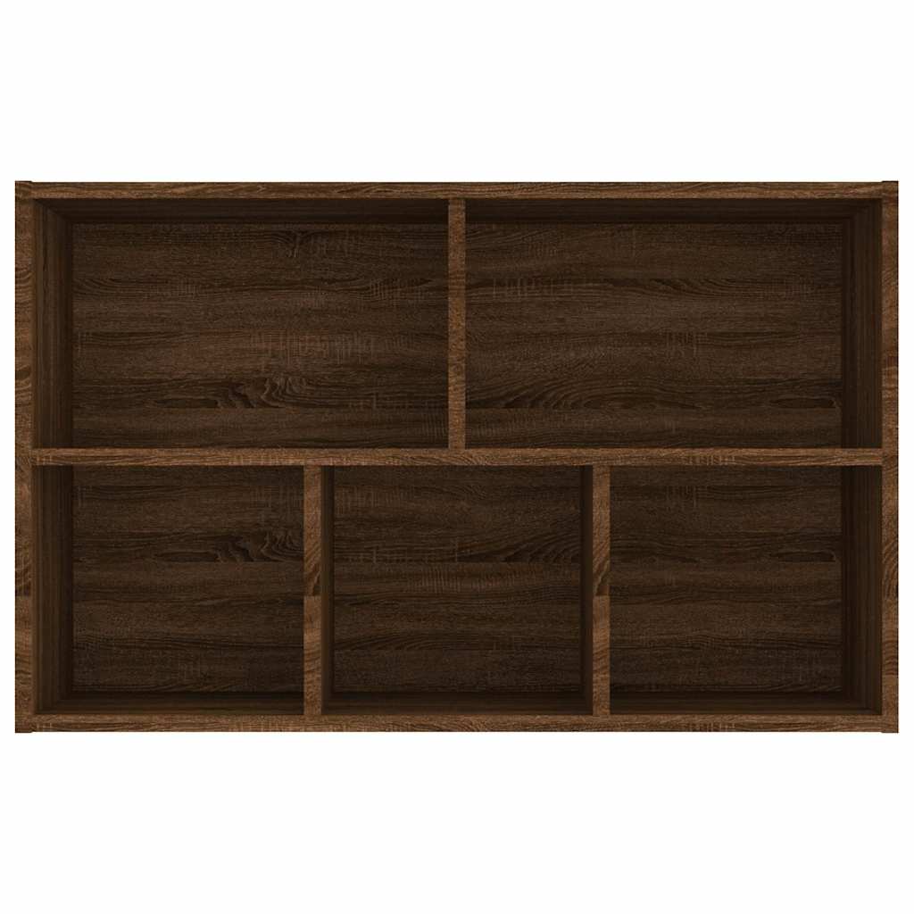 Estante/aparador 50x25x80cm derivados madeira carvalho castanho