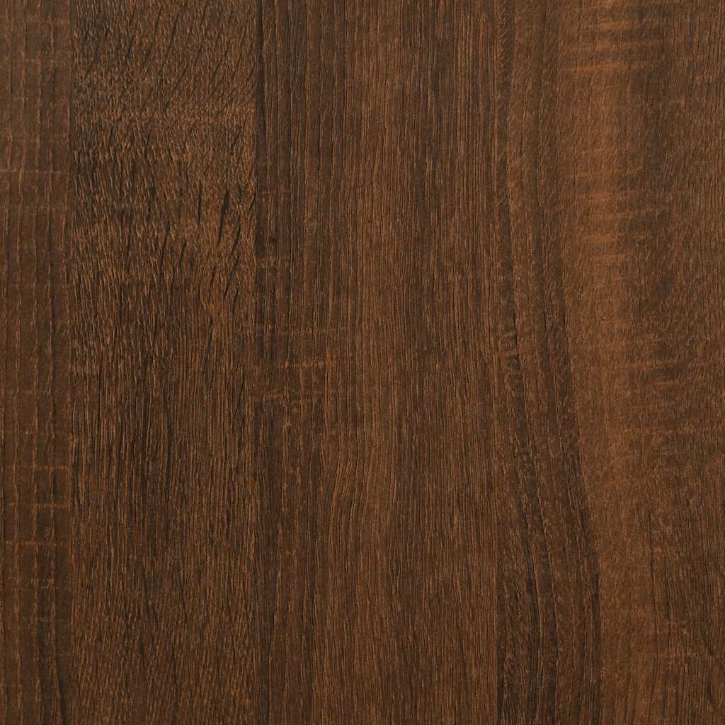 Estante/aparador 50x25x80cm derivados madeira carvalho castanho