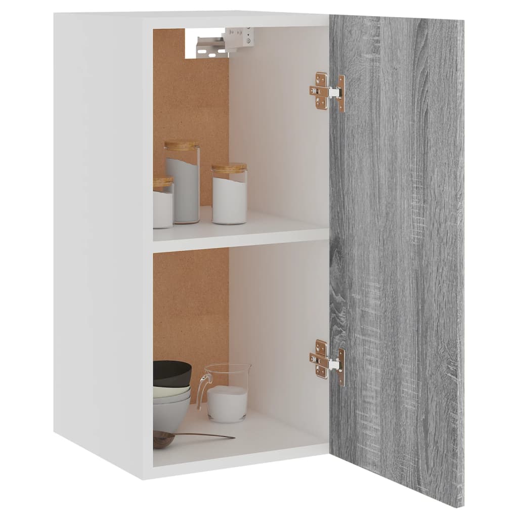 Armário suspenso “Lyon” 29,5x31x60cm cinza sonoma