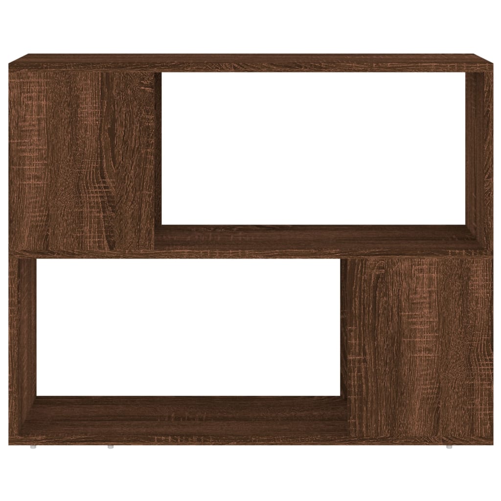 Estante/divisória 80x24x63 cm carvalho castanho