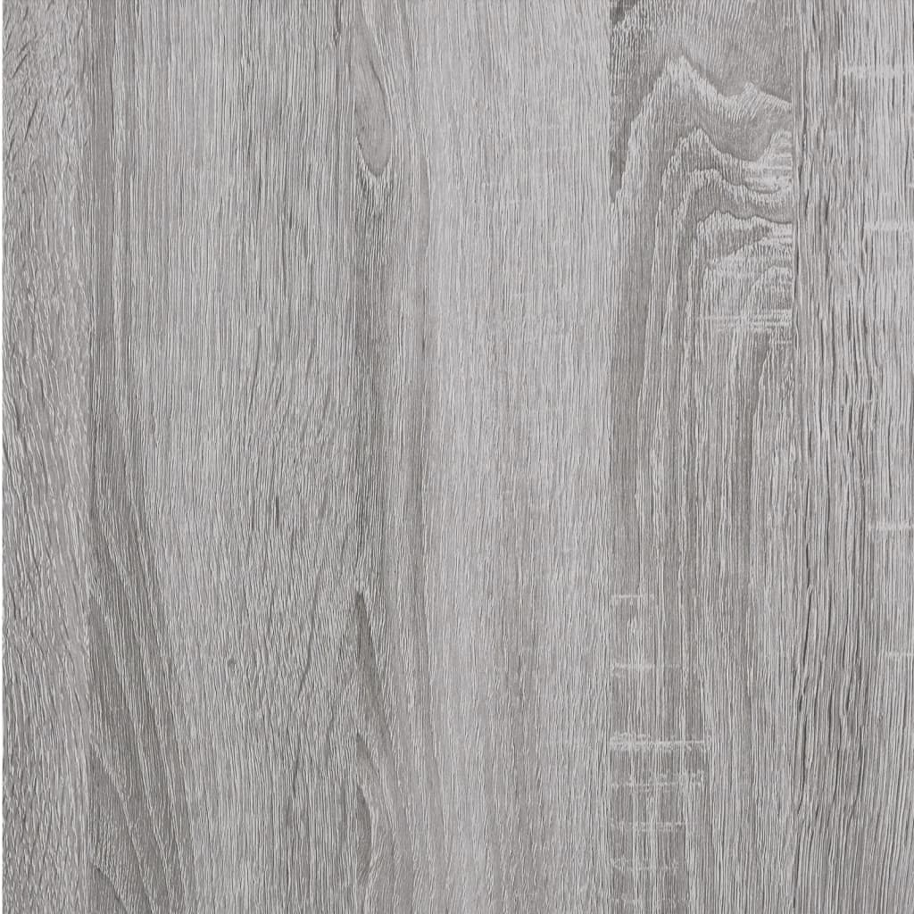 Mesa de cabeceira 40x35x70 cm derivados madeira cinza sonoma