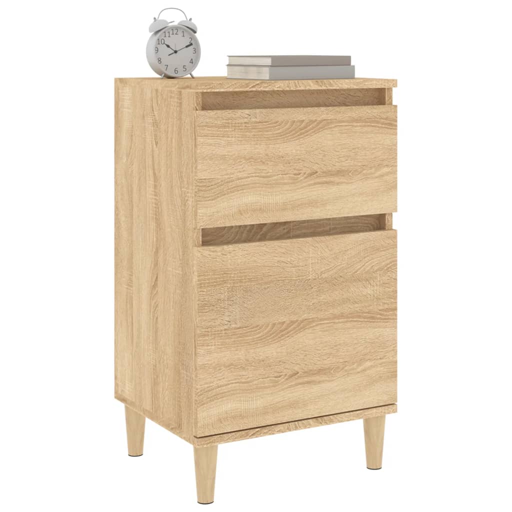 Mesa de cabeceira 40x35x70 cm cor carvalho sonoma