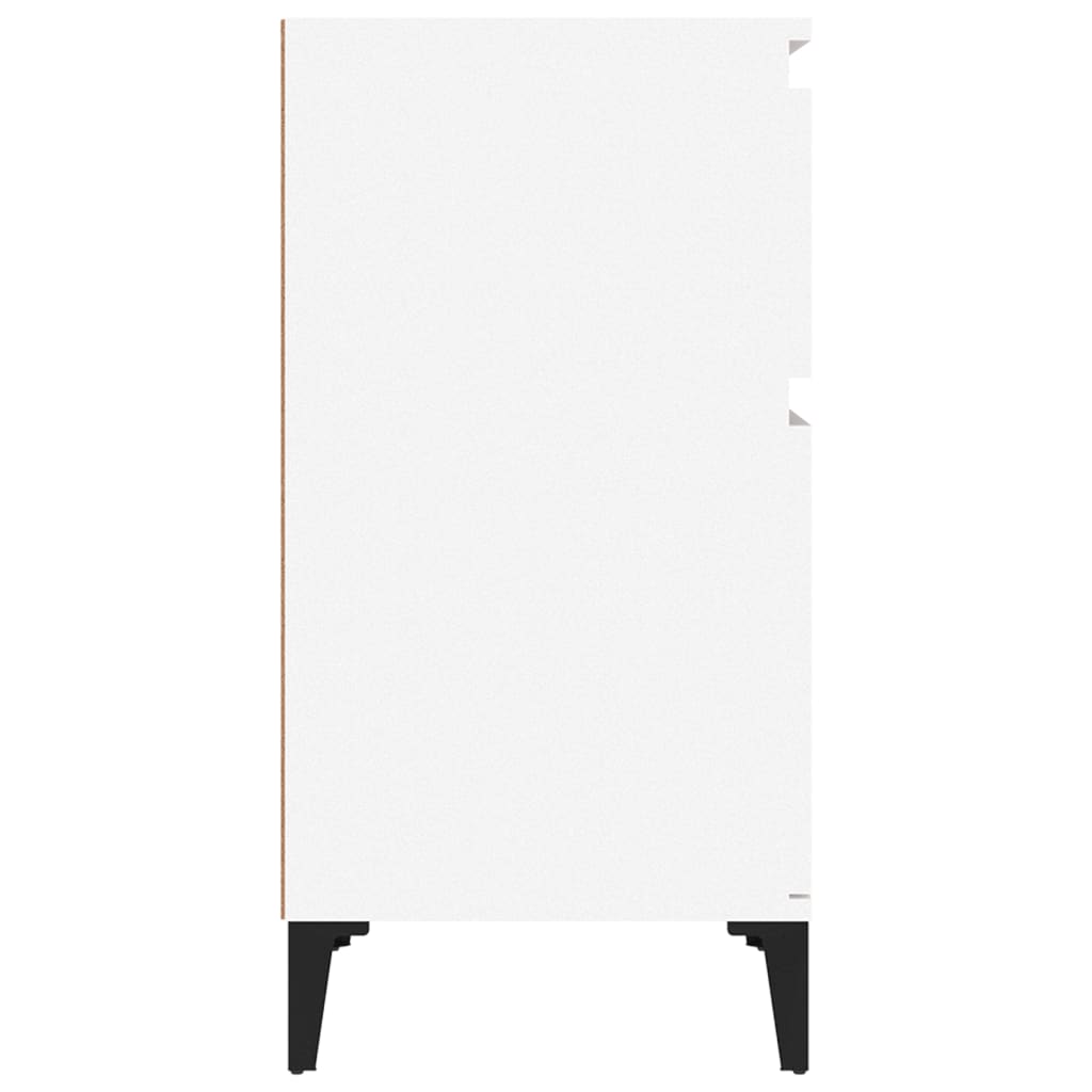 Mesa de cabeceira 40x35x70 cm branco