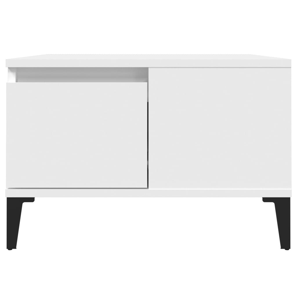 Mesa de centro 55x55x36,5 cm derivados de madeira branco