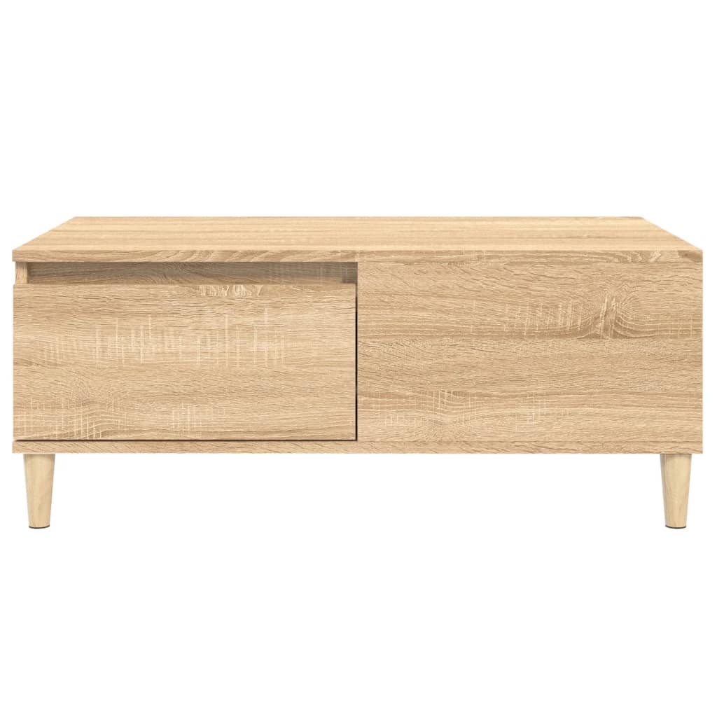 Mesa de centro 90x50x36,5 cm derivados madeira carvalho sonoma