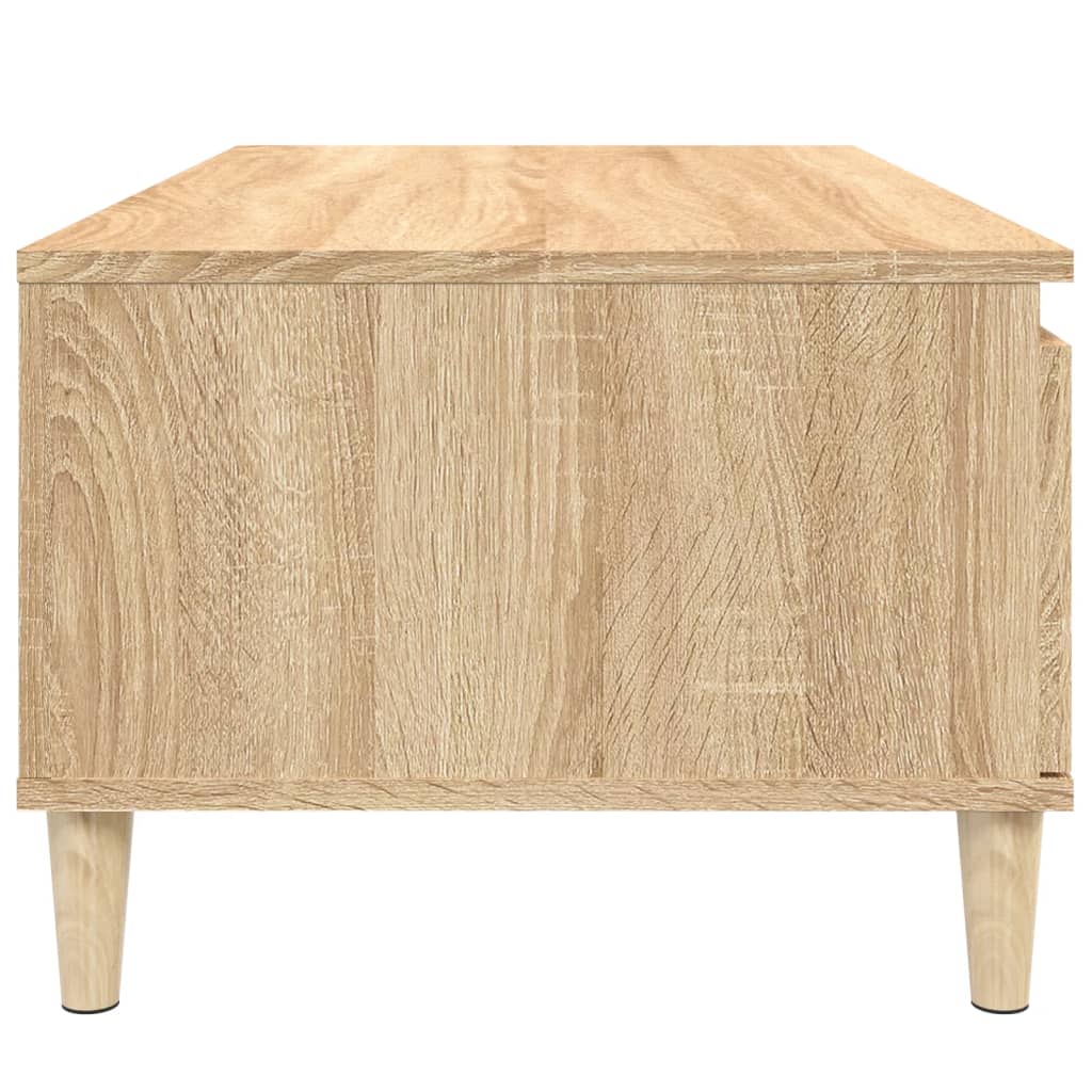 Mesa de centro 90x50x36,5 cm derivados madeira carvalho sonoma