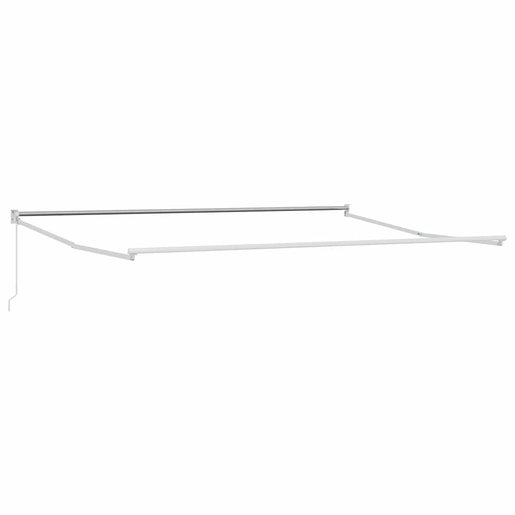 Toldo Manual Branco 5 x 3 m Metal