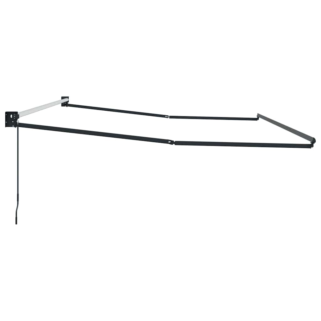 Toldo Manual Antracite 5 x 3 m Metal