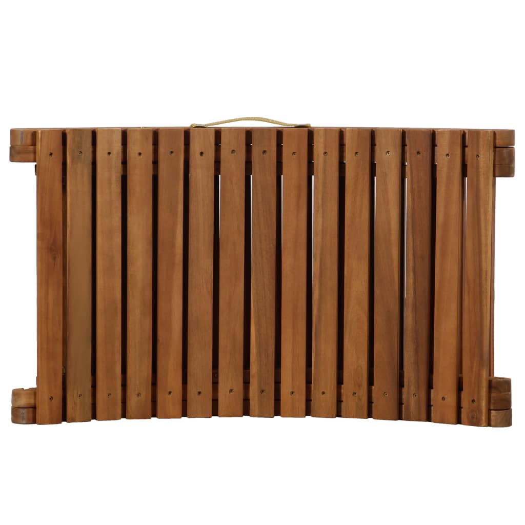 Espreguiçadeiras com almofadões 2 pcs acácia maciça branco nata