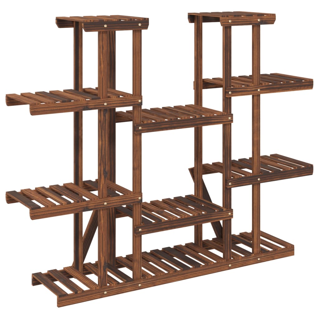Suporte de plantas 110x25x110,5 cm madeira de abeto maciça