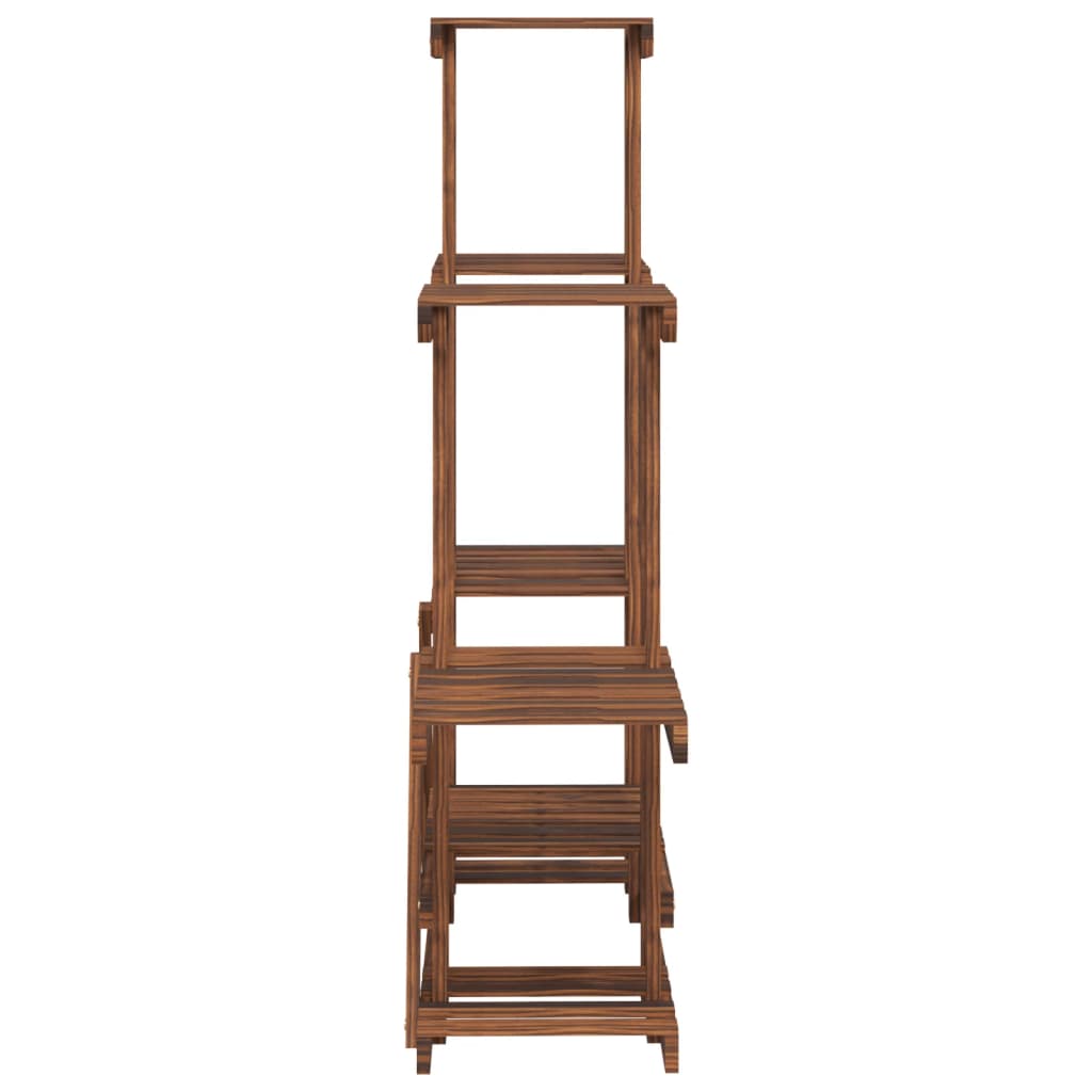 Suporte de plantas 95x25x96 cm madeira de abeto maciça