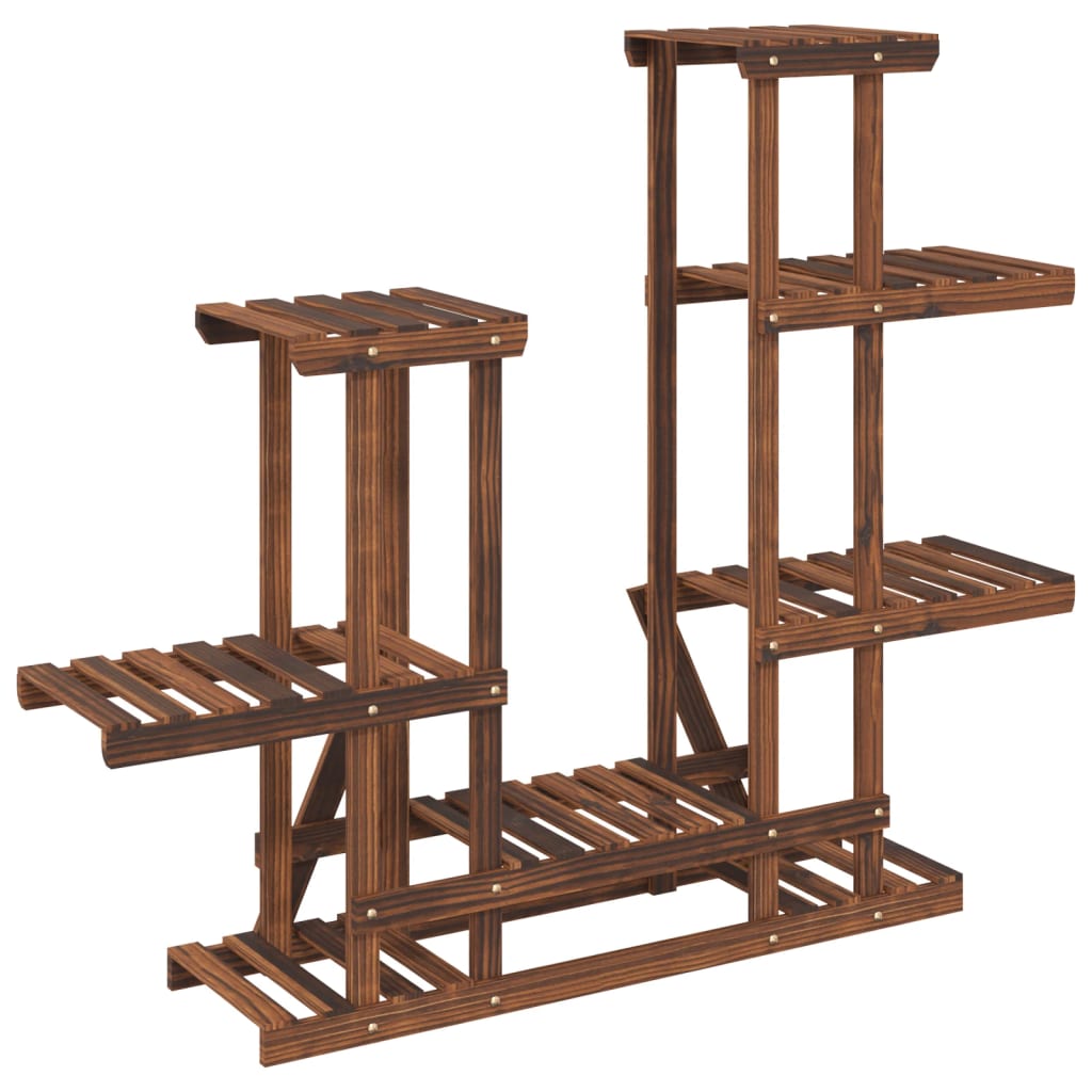 Suporte de plantas 95x25x96 cm madeira de abeto maciça