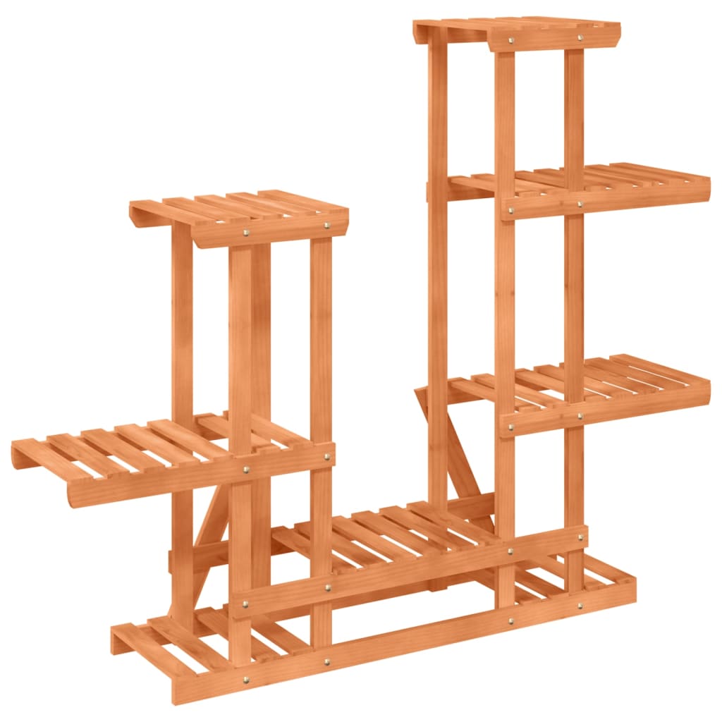 Suporte de plantas 95x25x96 cm madeira de abeto maciça