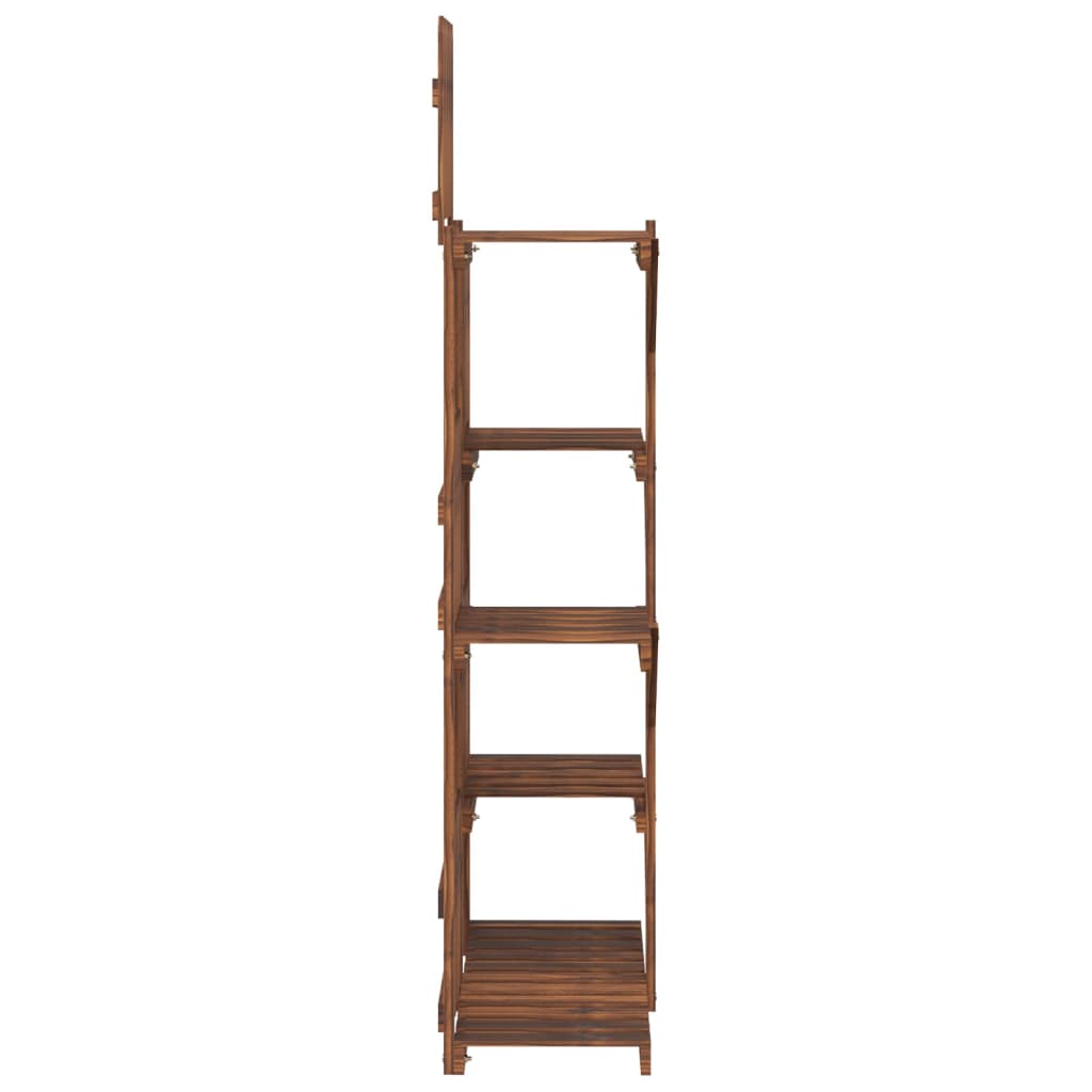 Suporte de plantas 60x25x130 cm madeira de abeto maciça